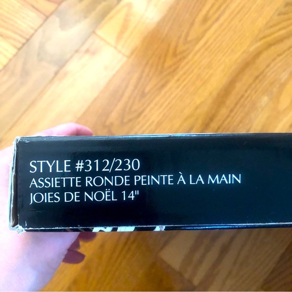 COPY - 2nd One Christmas Joy Plate by Crystal Clear Studios 1992 Hand Painted - Picture 4 of 10